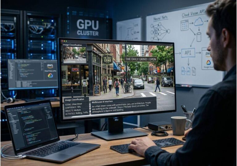 AI image analysis workstation with computer vision tools