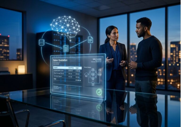 AI sales quotation generation dashboard